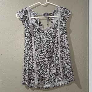 Leopard Print Women's Top